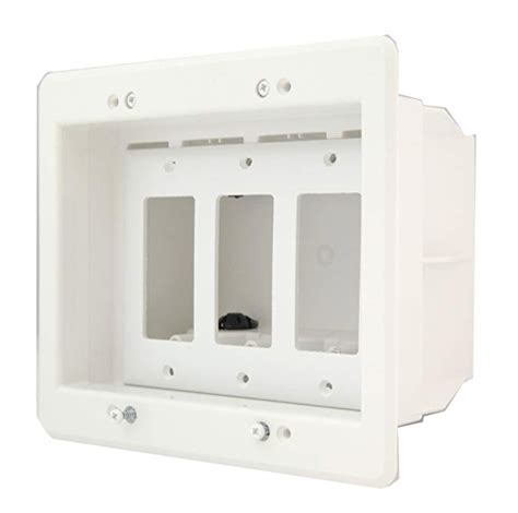 electrical box for dryer outlet|deep recessed electrical box.